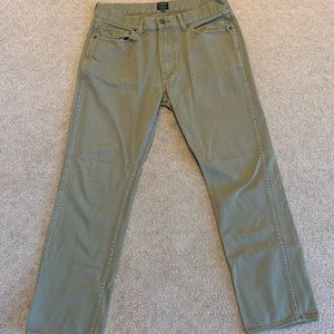 J. Crew Factory The Sutton 5 Pocket Pant Khaki 33 x 30